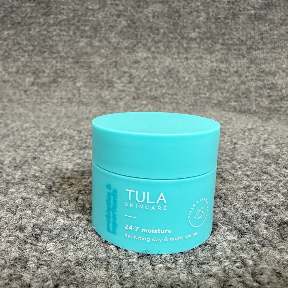 TULA Skincare 24-7 Moisture Hydrating Day & Night Cream 0.5oz Travel Size Jar